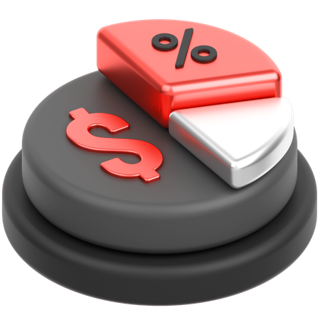 Pie Chart  3D Icon