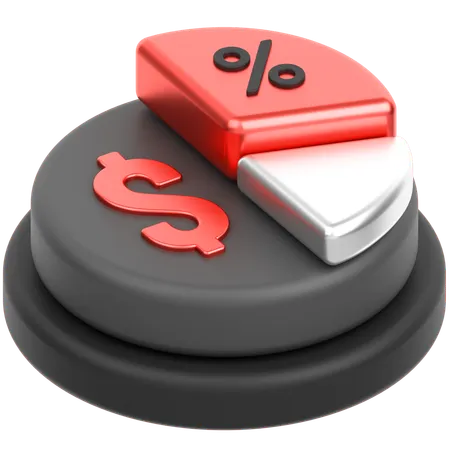 Pie Chart  3D Icon