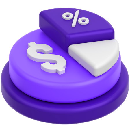 Pie Chart  3D Icon