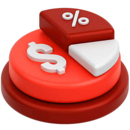 Pie Chart  3D Icon