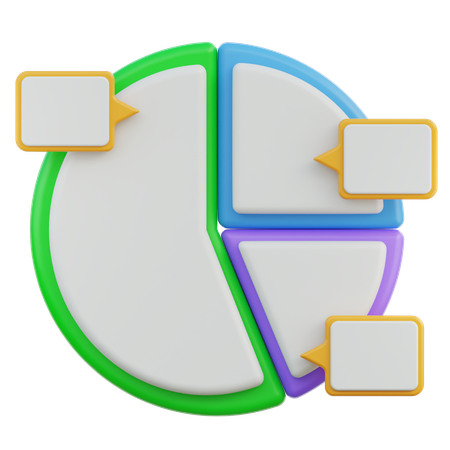 Pie Chart  3D Icon