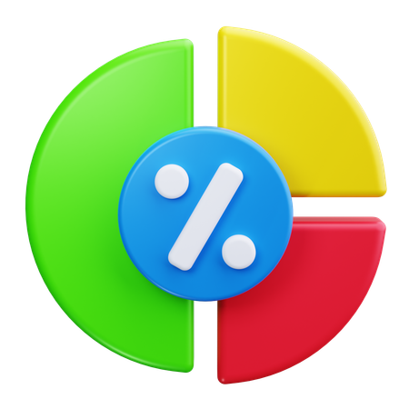 Pie Chart  3D Icon