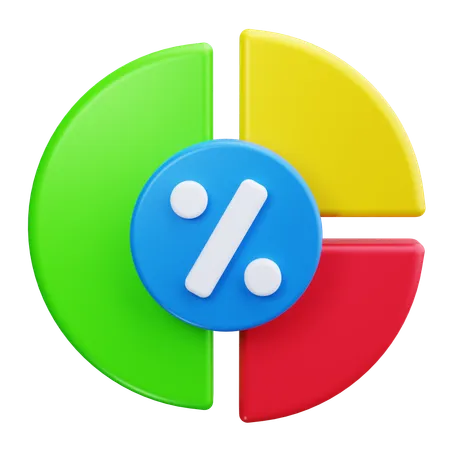 Pie Chart  3D Icon