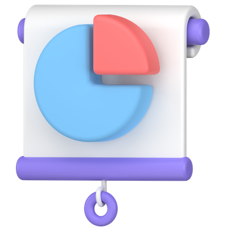 Pie Chart  3D Icon