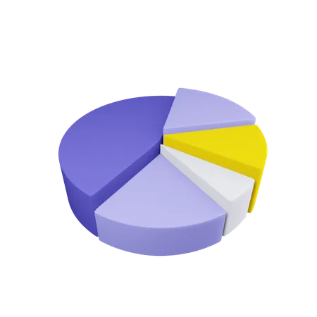 Pie Chart  3D Icon