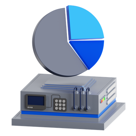 Pie Chart  3D Icon