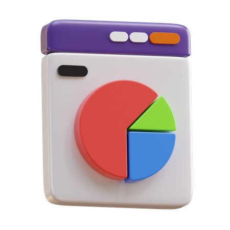 Pie Chart  3D Icon