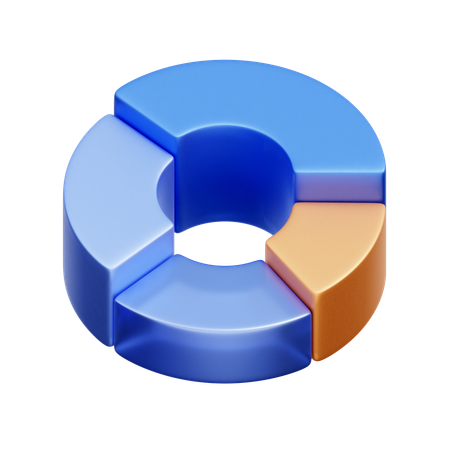 Pie Chart  3D Icon