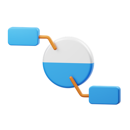 Pie Chart  3D Icon