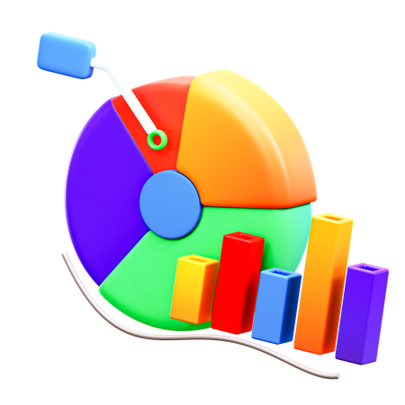 Pie Chart  3D Icon