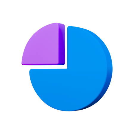 Pie Chart  3D Icon