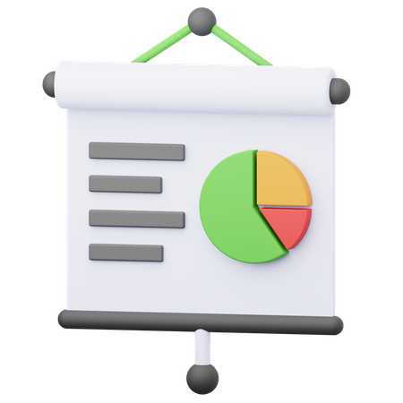 Pie Chart  3D Icon