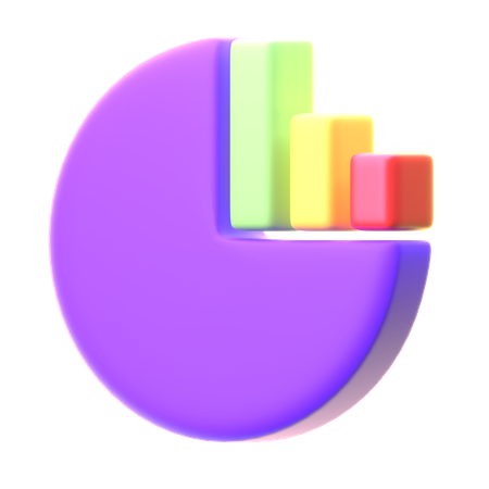 Pie Chart  3D Icon