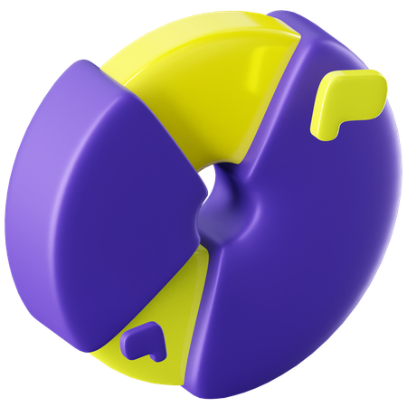Pie Chart  3D Icon