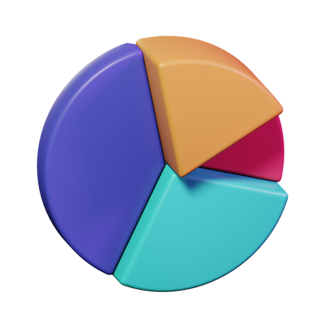 Pie Chart  3D Icon
