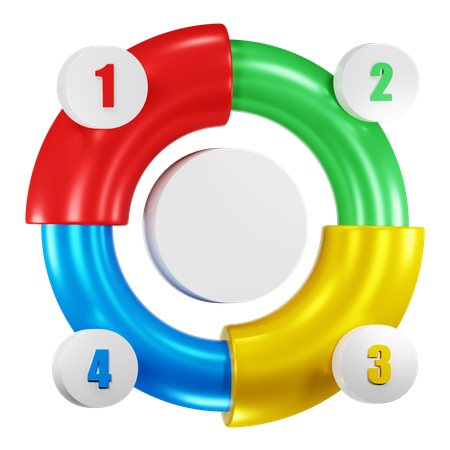 Pie Chart  3D Icon