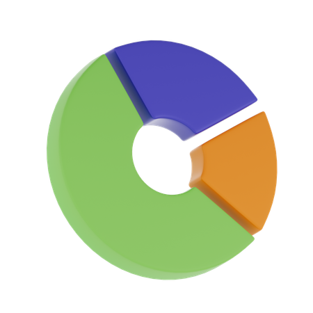 Pie Chart  3D Icon