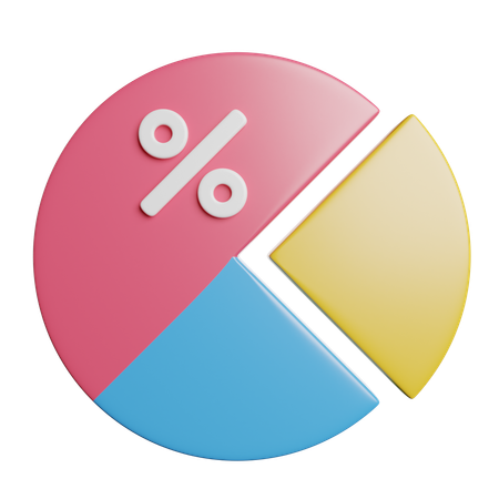 Pie Chart  3D Icon