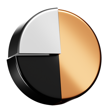 Pie Chart  3D Icon