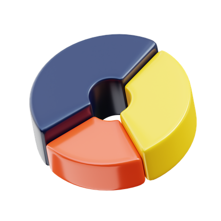 Pie Chart  3D Icon