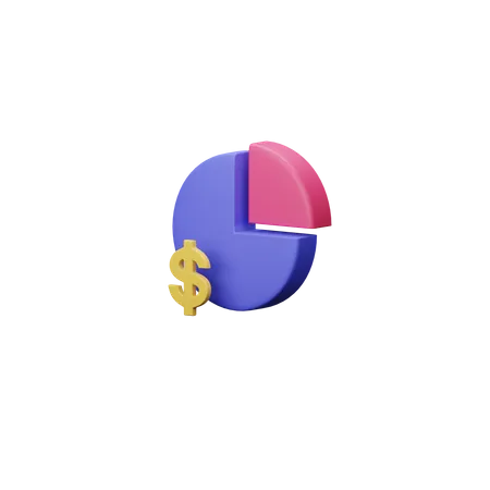 Pie Chart  3D Illustration