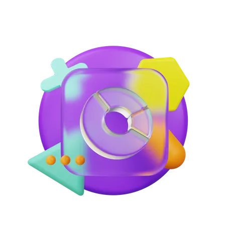 Pie Chart  3D Illustration