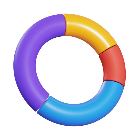 Pie Chart  3D Illustration