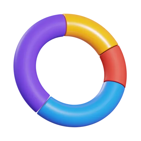 Pie Chart  3D Illustration