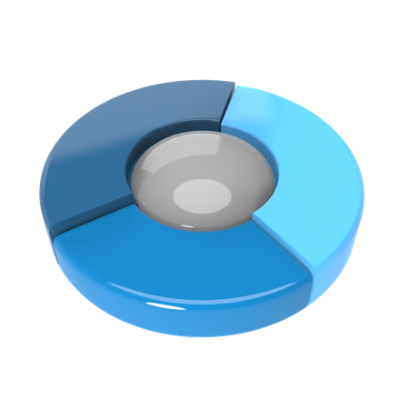 Pie chart  3D Illustration