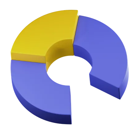 Pie Chart  3D Illustration