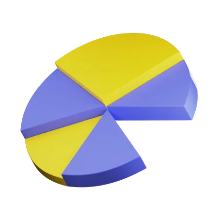 Pie Chart  3D Illustration