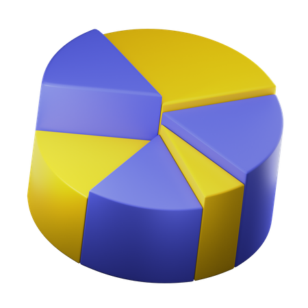 Pie Chart  3D Illustration