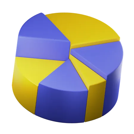 Pie Chart  3D Illustration