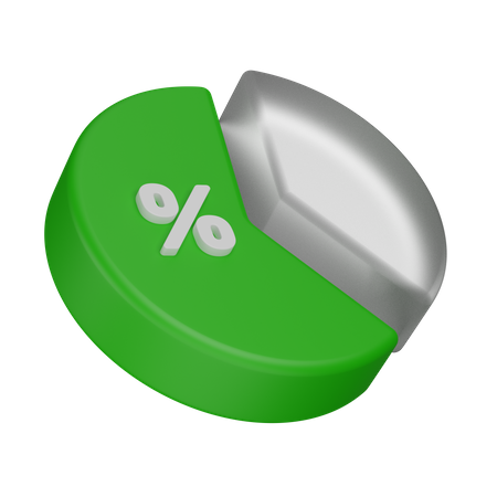 Pie Chart  3D Illustration