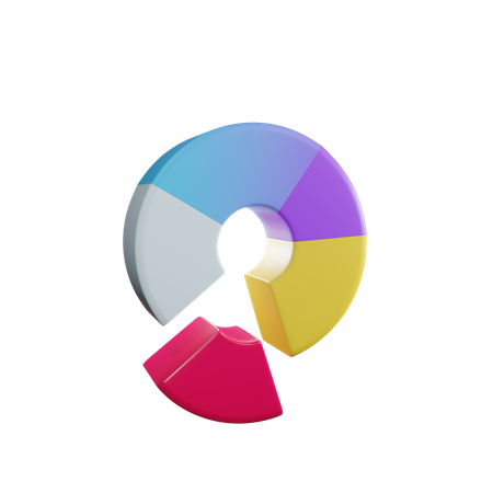 Pie Chart  3D Illustration