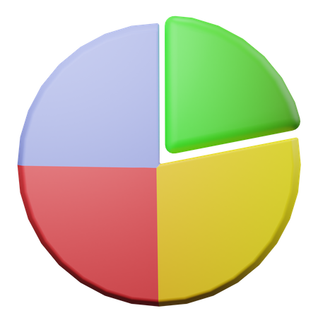 Pie Chart  3D Illustration