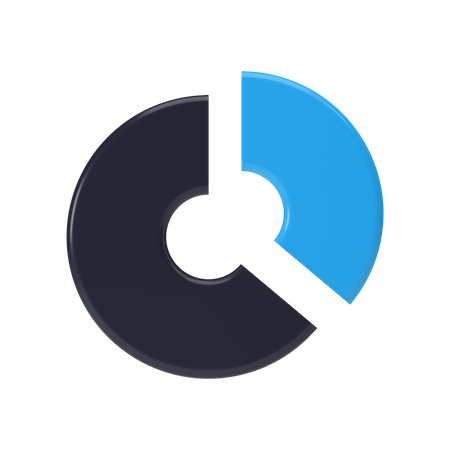 Pie chart  3D Illustration