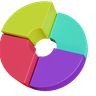 3d circular diagram emoji