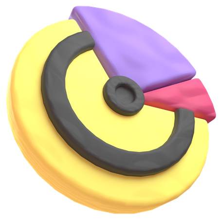 Diagramme circulaire  3D Illustration