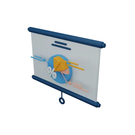 Pie chart  3D Icon