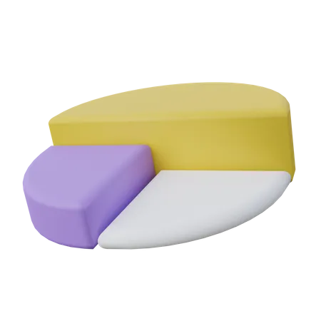 Pie chart 3D Icon