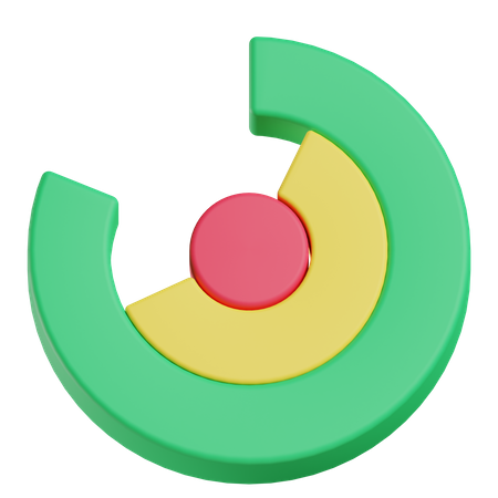 Pie chart  3D Icon