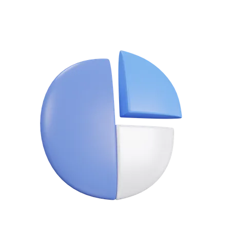 Pie Chart Icon Illustration 3 D Rendering For Business 3D Icon