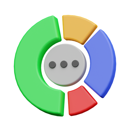 Diagramme circulaire  3D Icon