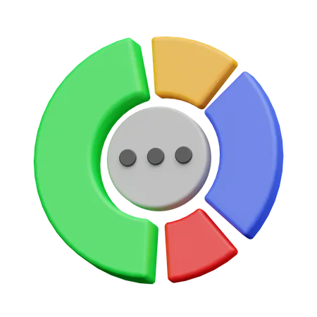 Diagramme circulaire  3D Icon