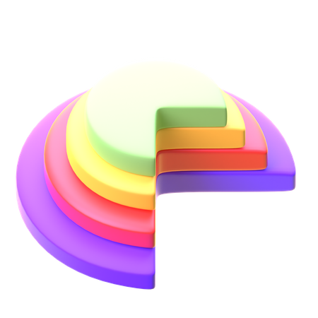 Pie Chart  3D Icon
