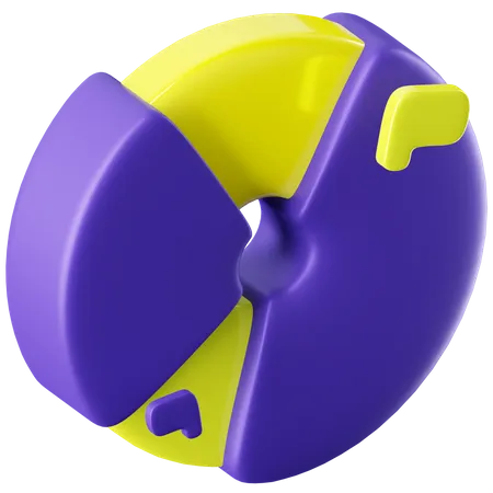Diagramme circulaire  3D Icon