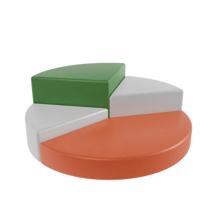 Pie Chart Business 3 D Icon Render 3D Icon