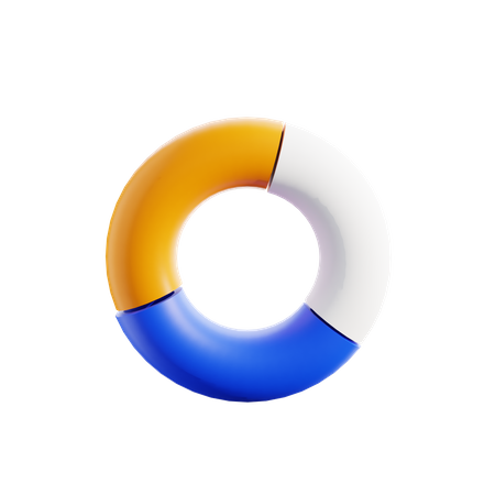 Diagramme circulaire  3D Icon