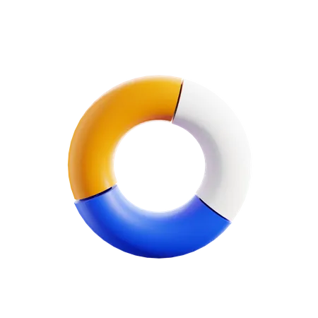 Diagramme circulaire  3D Icon